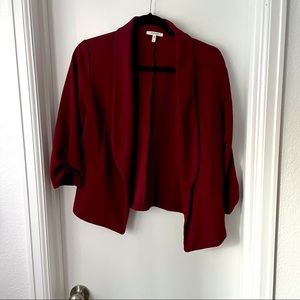 Burgundy Blazer